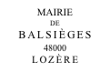 MAIRIE
DE
BALSIèGES
48000
LOZèRE